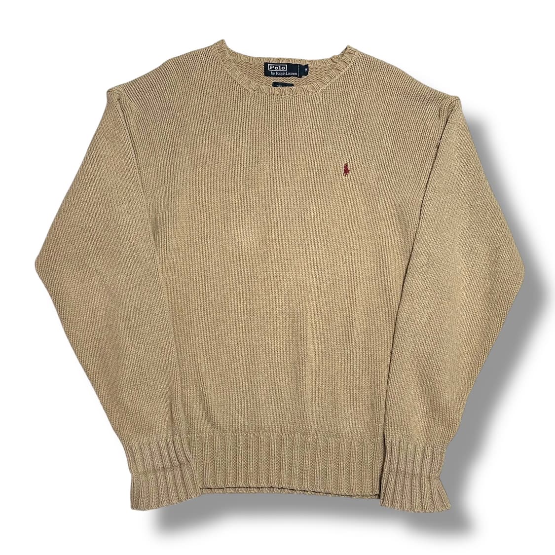 Polo Ralph Lauren 여성용 코튼 라운드넥 케이블 니트 상품이미지1