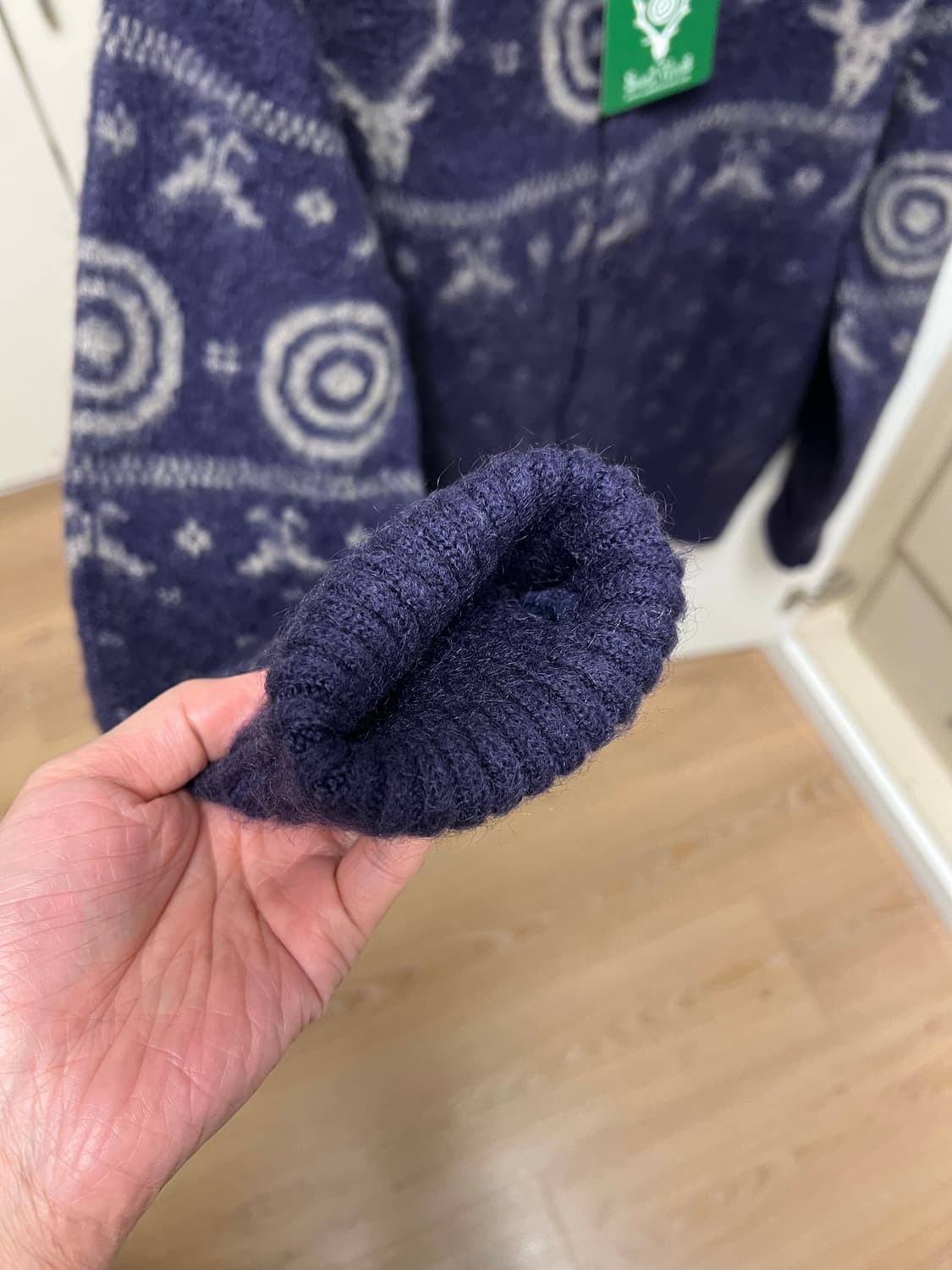 (south2west8) 남이서팔 모헤어 노르딕 가디건 상품이미지4