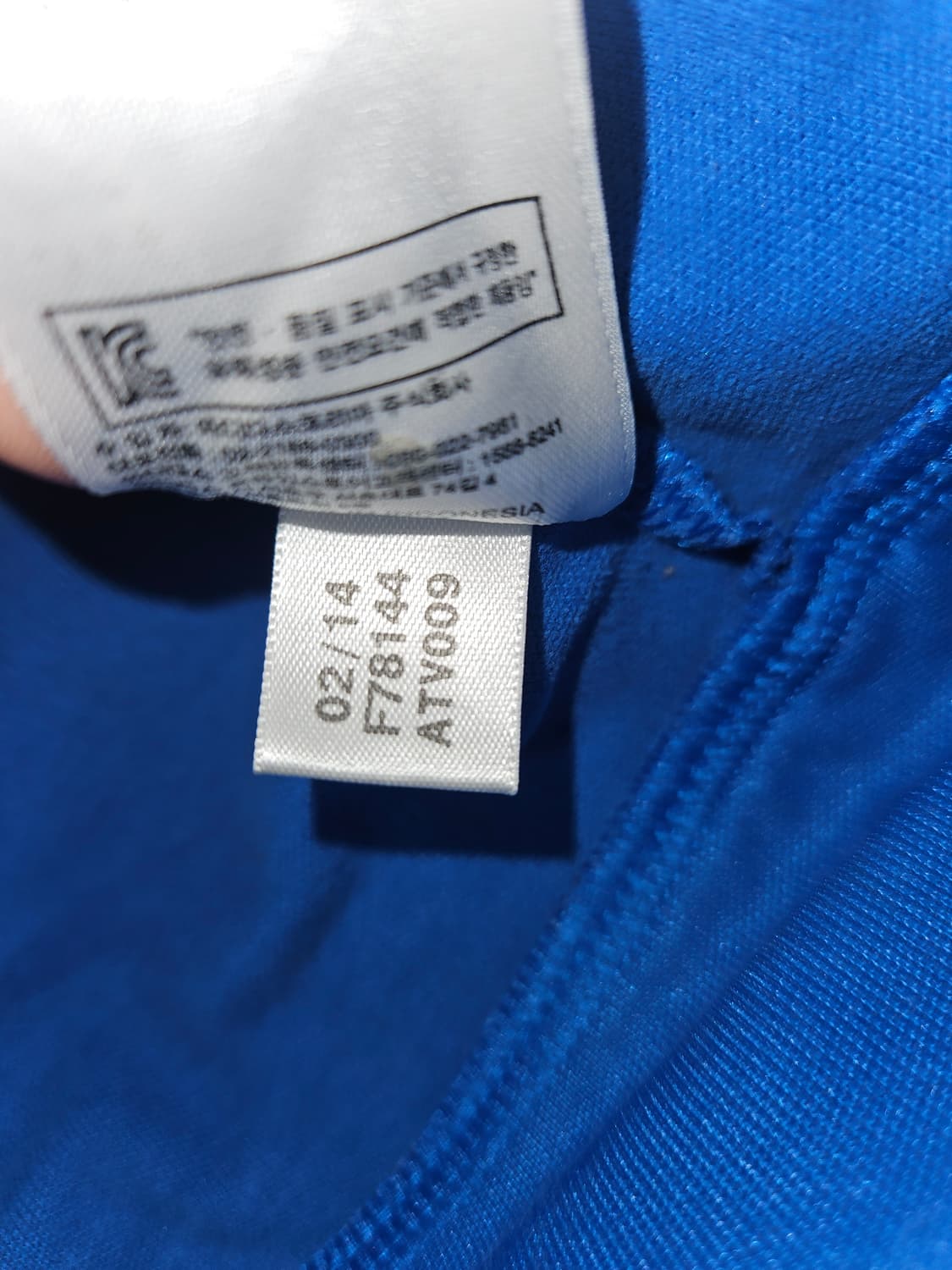 아디다스 올드스쿨 구 유로파져지 트랙탑 자켓 빈티지 블루베리 우먼스 95 상품이미지6