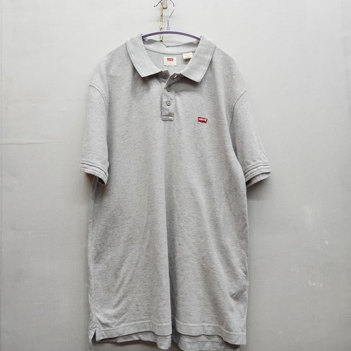 리바이스 베트윙 로고 반팔카라 L(L) 상품이미지1