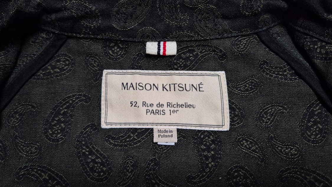 [Maison Kitsune] 메종키츠네 페이즐리 야상 자켓 S 상품이미지3