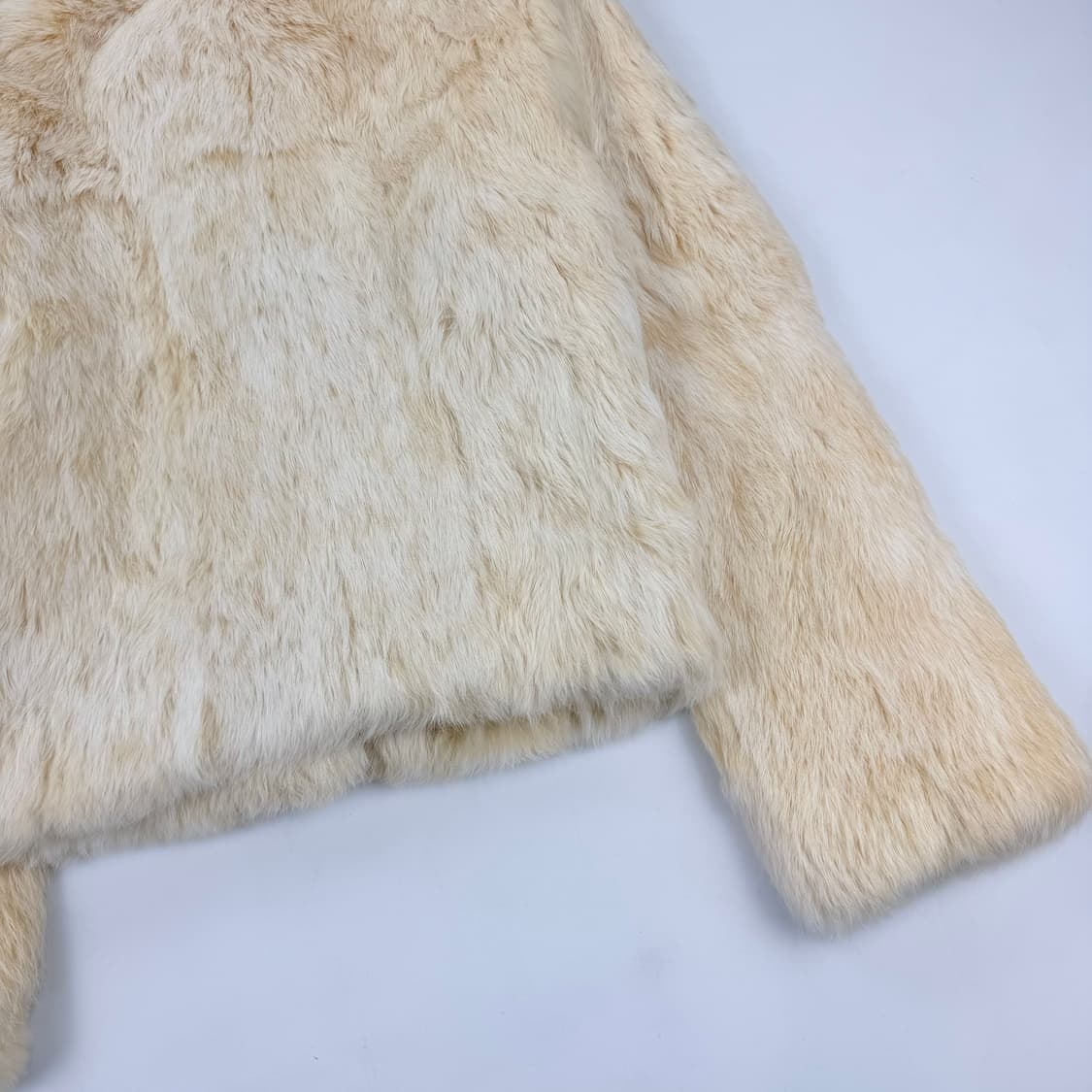 일본빈티지 토끼털 퍼 자켓 상품이미지10