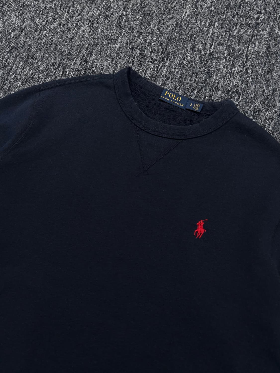 폴로 네이비 레드포니 맨투맨 상품이미지4