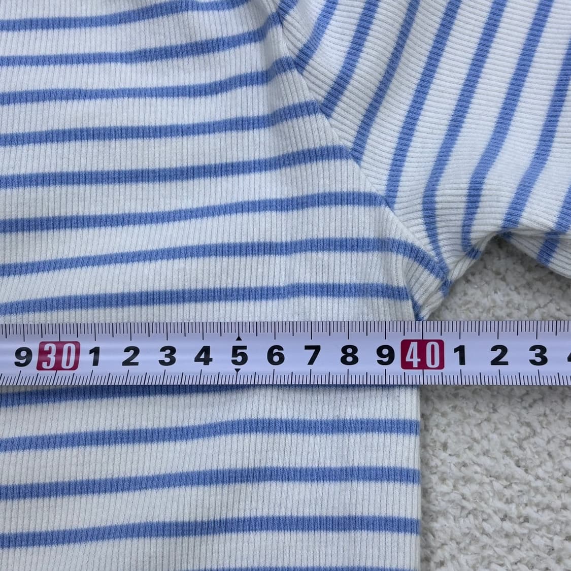 실측확인 빈티지 반팔 크롭 티셔츠 0316E 상품이미지6