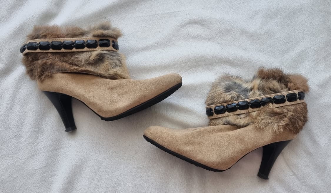 빈티지 y2k 00s 퍼 부츠 상품이미지1