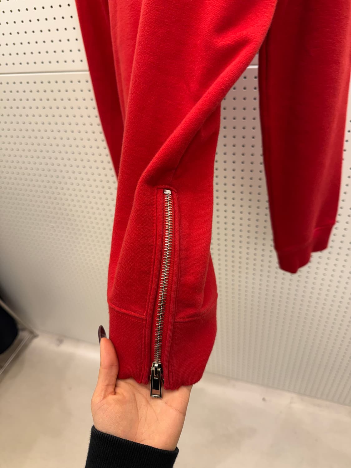 라프시몬스 레드 크루넥 스웻셔츠 U1692 상품이미지6