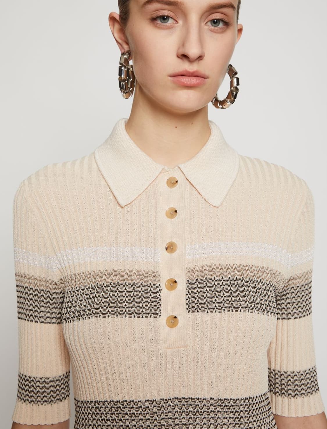 (정품)프로엔자슐러 Proenza Schouler 베이지 폴로탑 상품이미지2