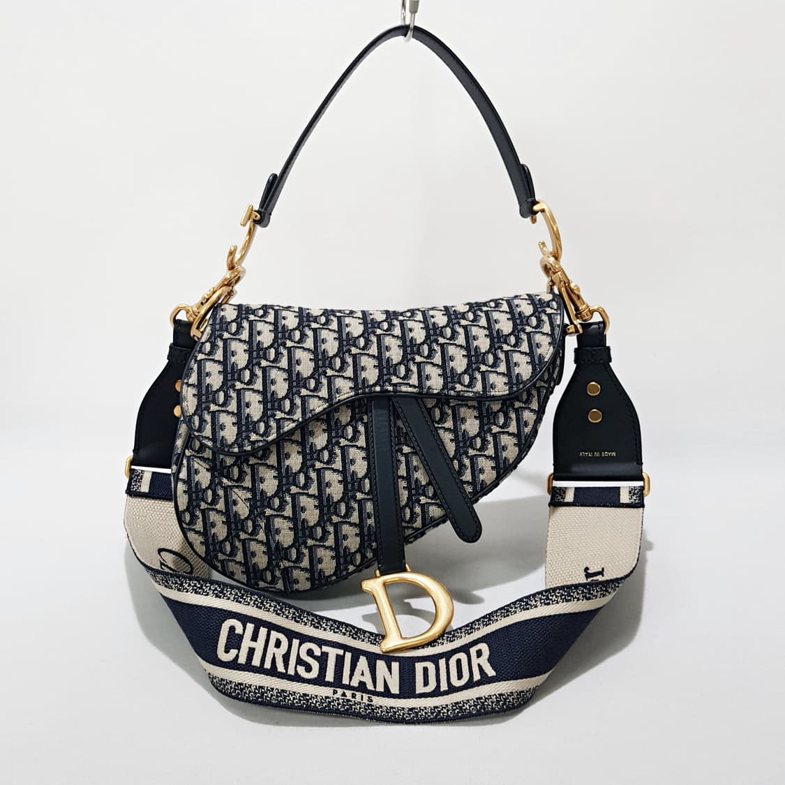 디올 오블리크 새들백 미디움+캔버스 스트랩 세트 상품이미지1