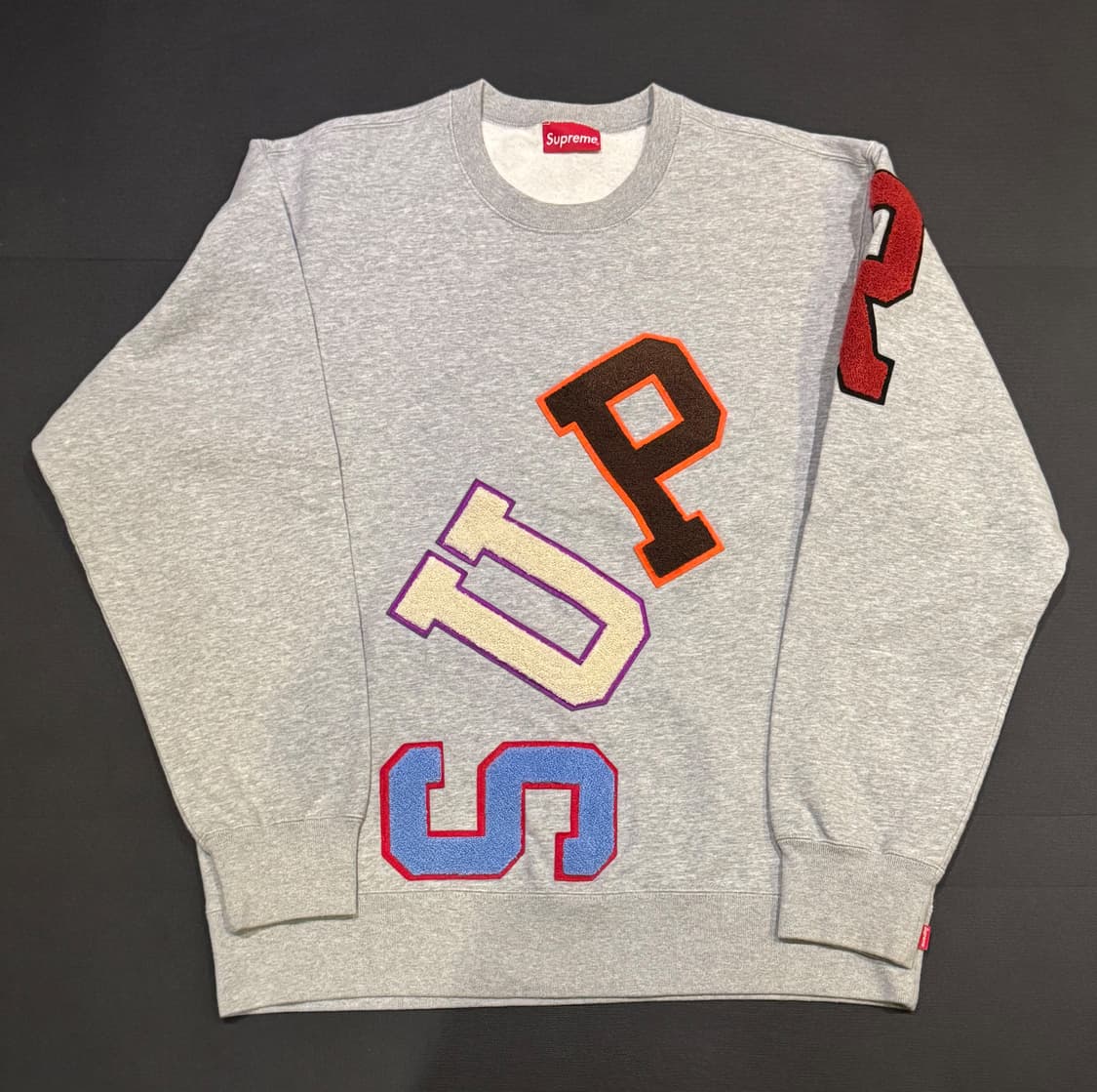 [XL] 슈프림 빅 아크로고 크루넥 헤더그레이 상품이미지2