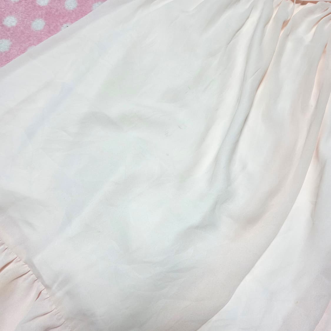 미셸마카롱 일본빈티지)핑크 히메갸루 양산형 프릴 로맨틱 민소매원피스 상품이미지7