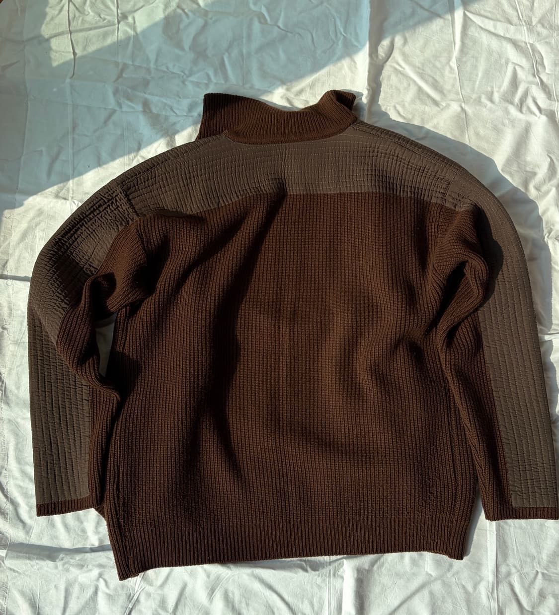 HGBB STUDIO 유콘 니트 집업 브라운 L 상품이미지4