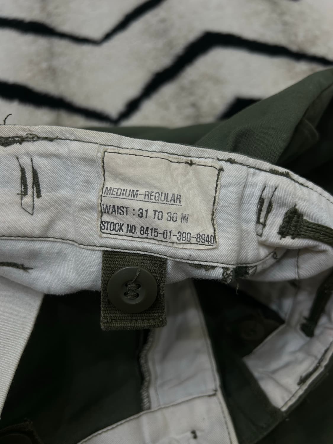 [36]U.S Army M-65 팬츠/카키 상품이미지5