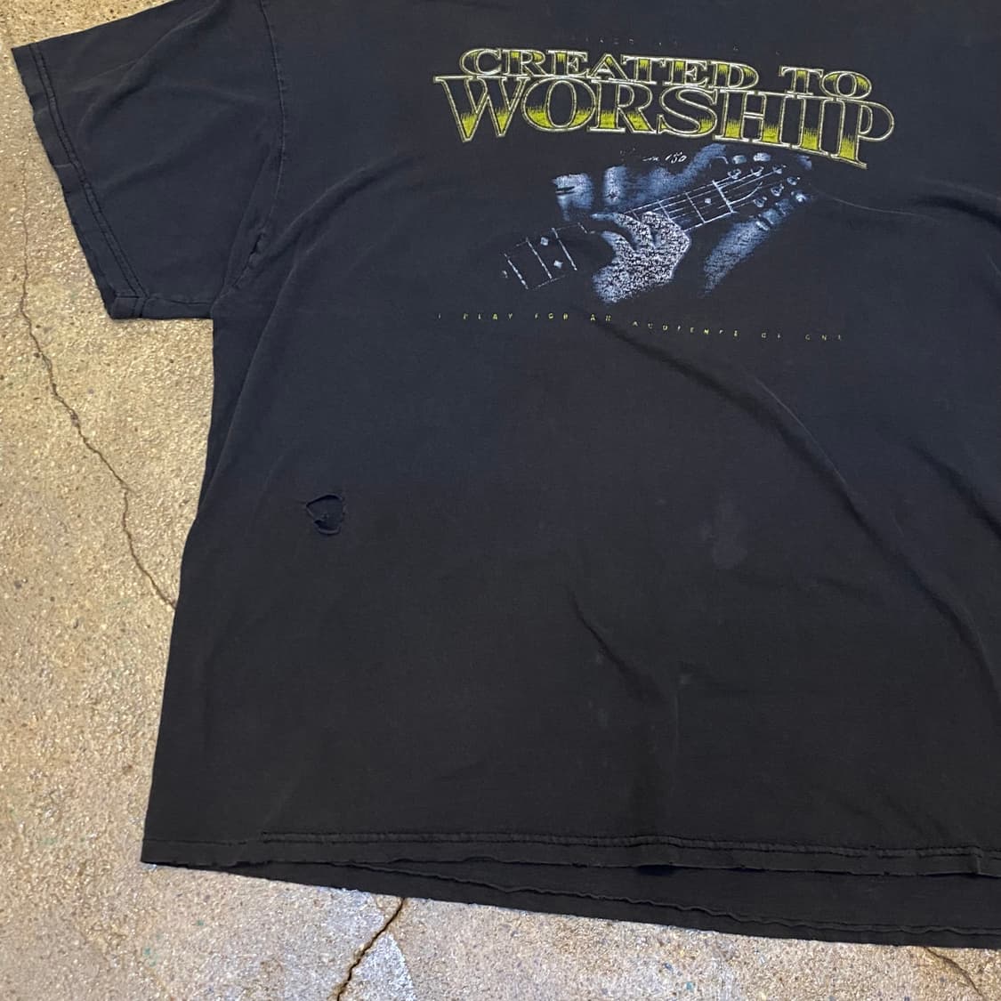 미국 빈티지 크리에이트 투 워십 CREATED TO WARSHIP 락티 상품이미지2