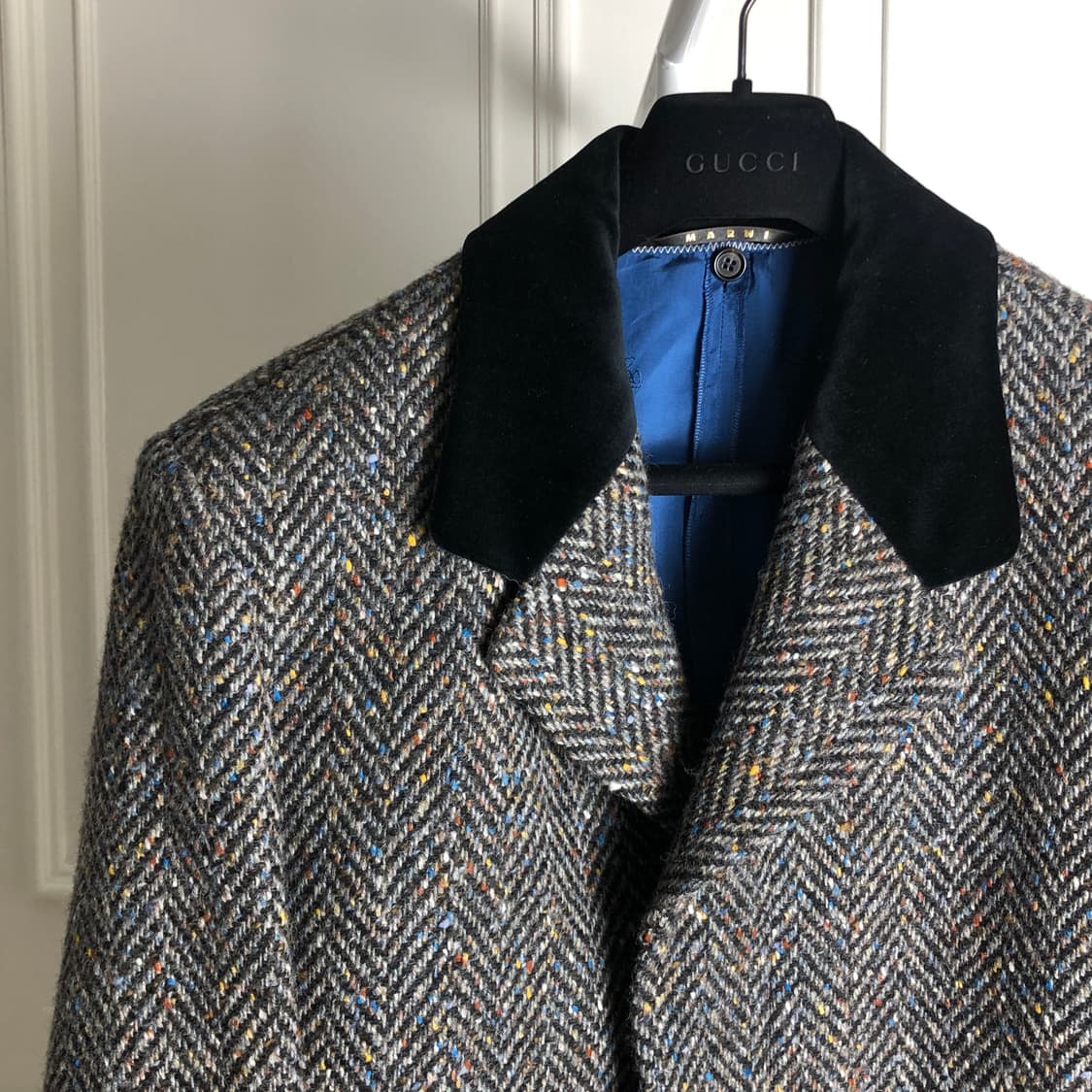 (유니섹스) 마르니 컬러헤링본 코트 상품이미지5