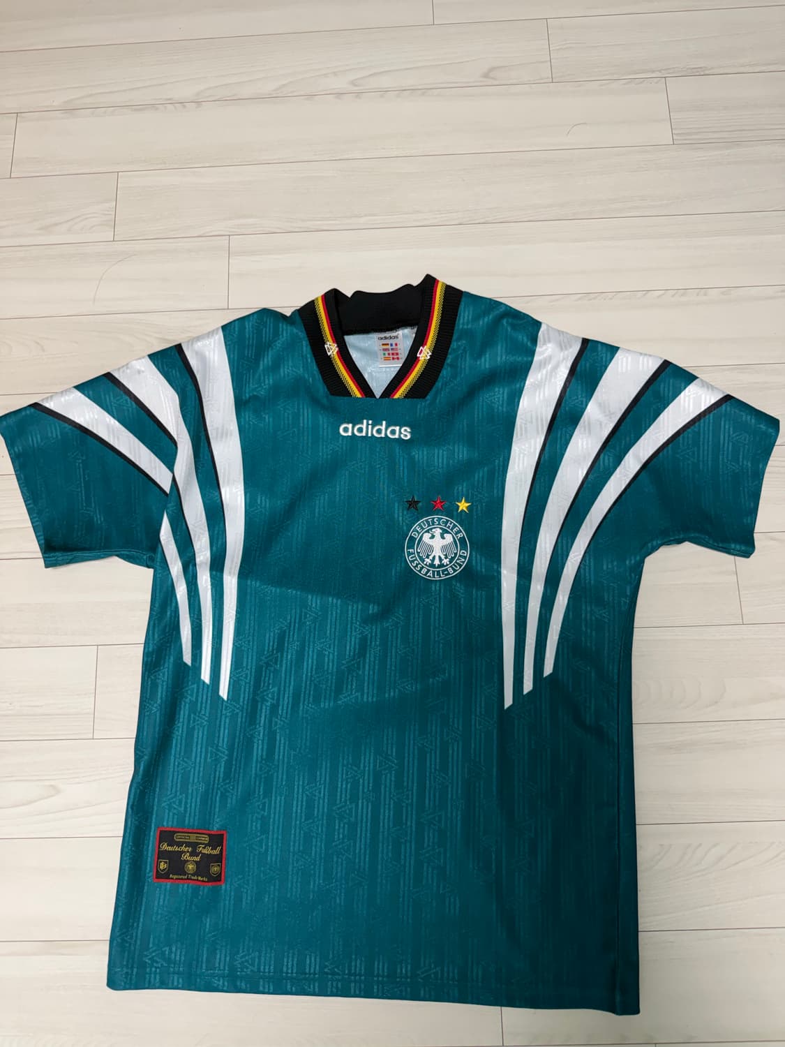 아디다스 독일 1996 어웨이 저지 반팔 상품이미지1
