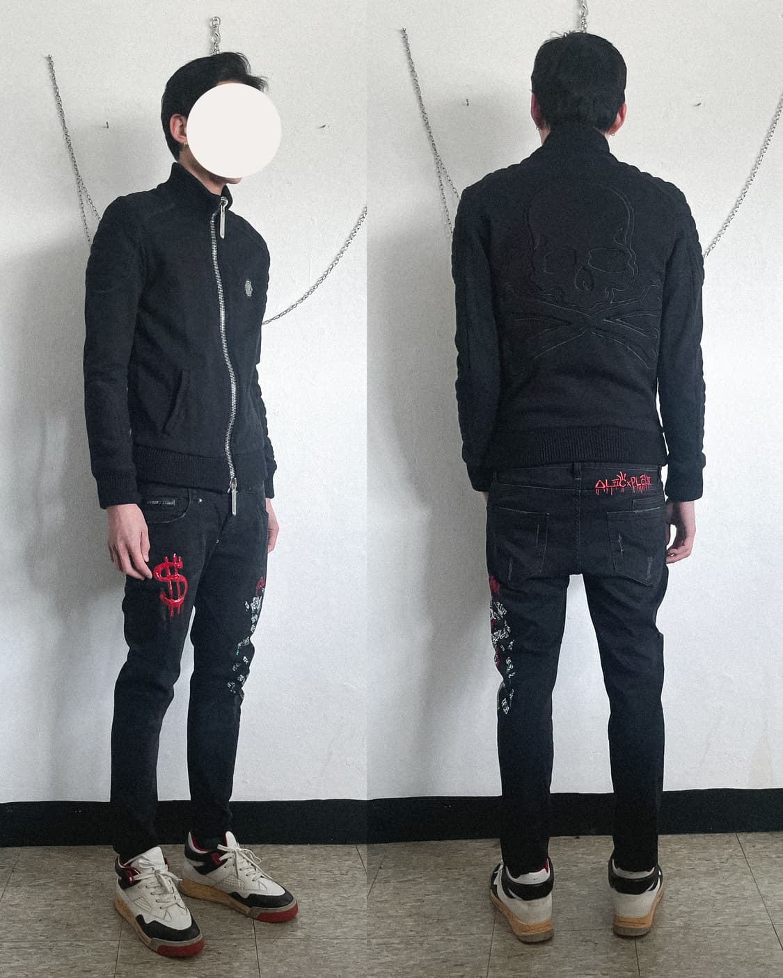 필립플레인 코튼 바이커 집업 상품이미지2