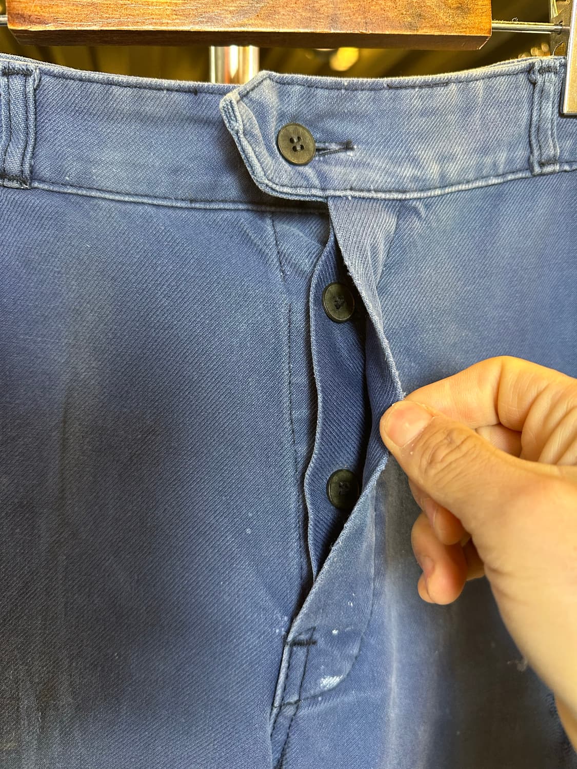 60-70s 프렌치워크웨어 페인팅 프렌치 워크팬츠 상품이미지7