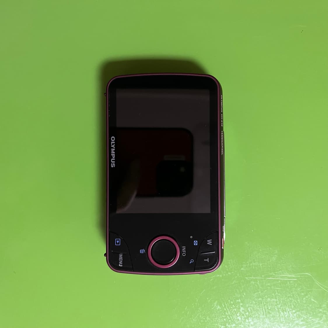 소프트 포커스✨) 올림푸스 vh-210 디카 디지털 카메라 체리레드 상품이미지4