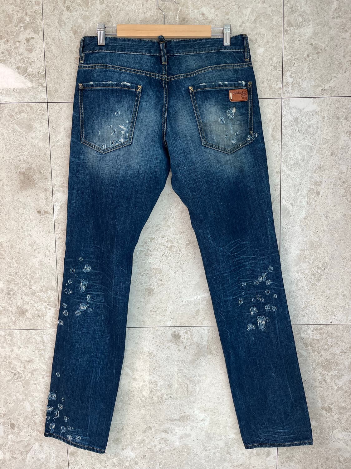 디스퀘어드2 데미지 워싱 청바지 48 정품 상품이미지4