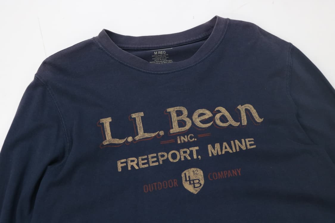 L.L.Bean 엘엘빈 빈티지 프리포트 로고 핑거홀 롱슬리브 상품이미지3