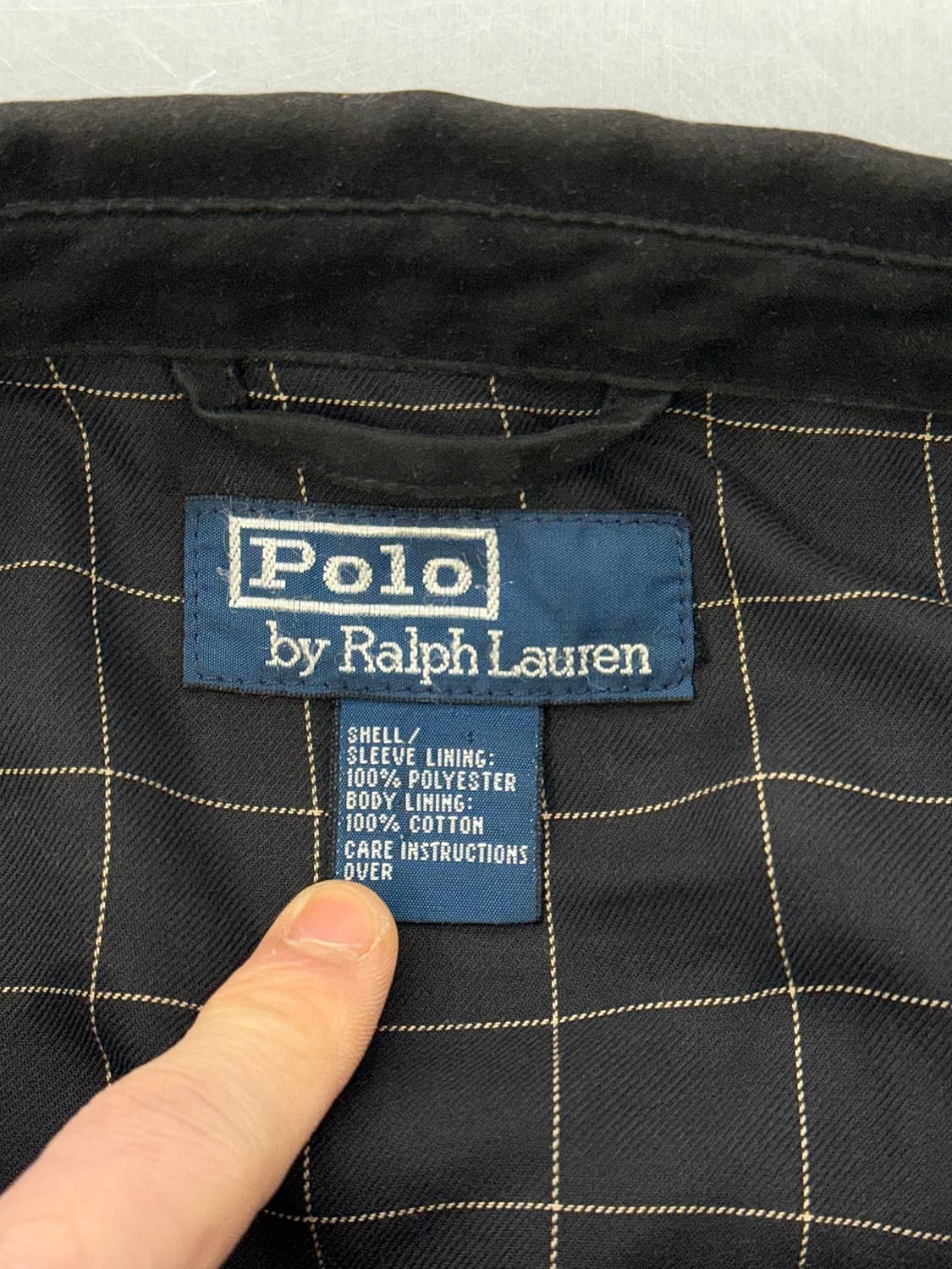 폴로 랄프로렌 블랙 오버 폴리쉘 바이 스윙 자켓 상품이미지7