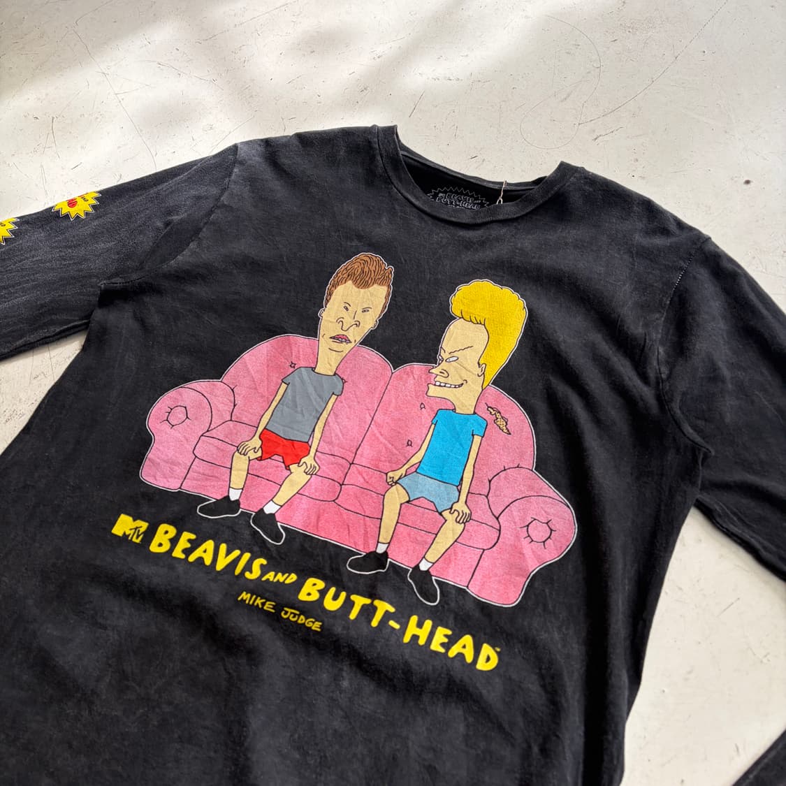 비비스와 버트헤드 오피셜 빈티지 롱슬리브 S/M 상품이미지4