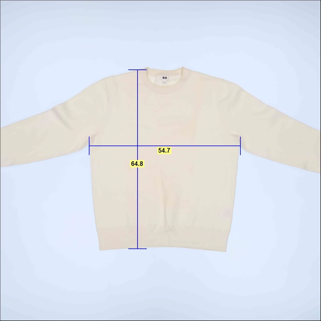 [L] 유니클로 라운드 니트 스웨터 1215H1 상품이미지8