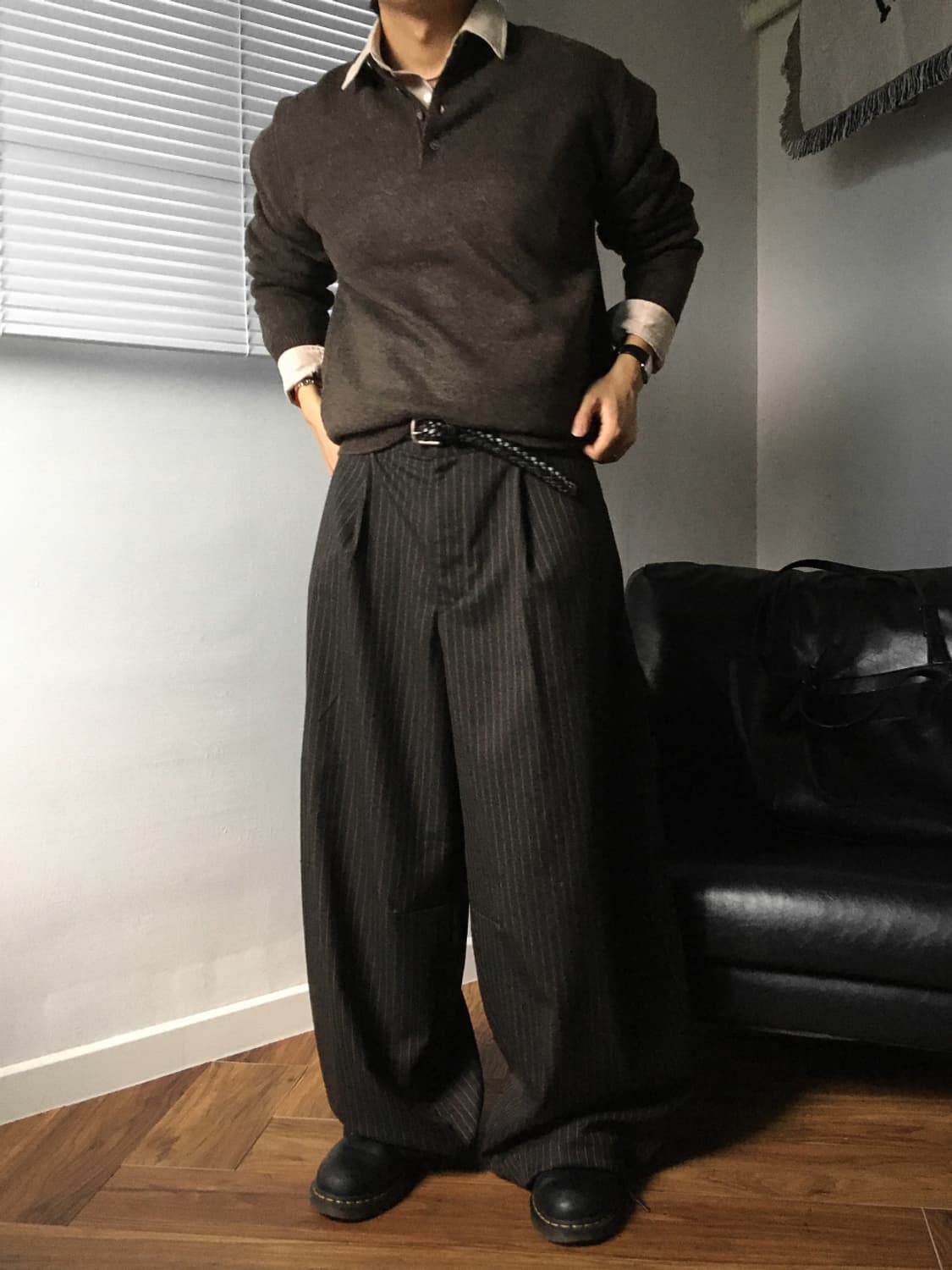 스트라이프 팬츠 상품이미지2