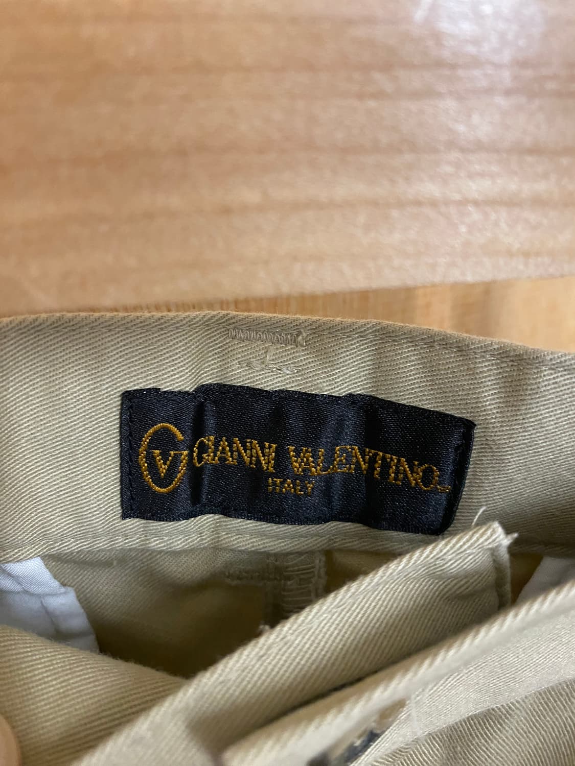 90s GIANNI VALENTINO two tuck chino pant 상품이미지6
