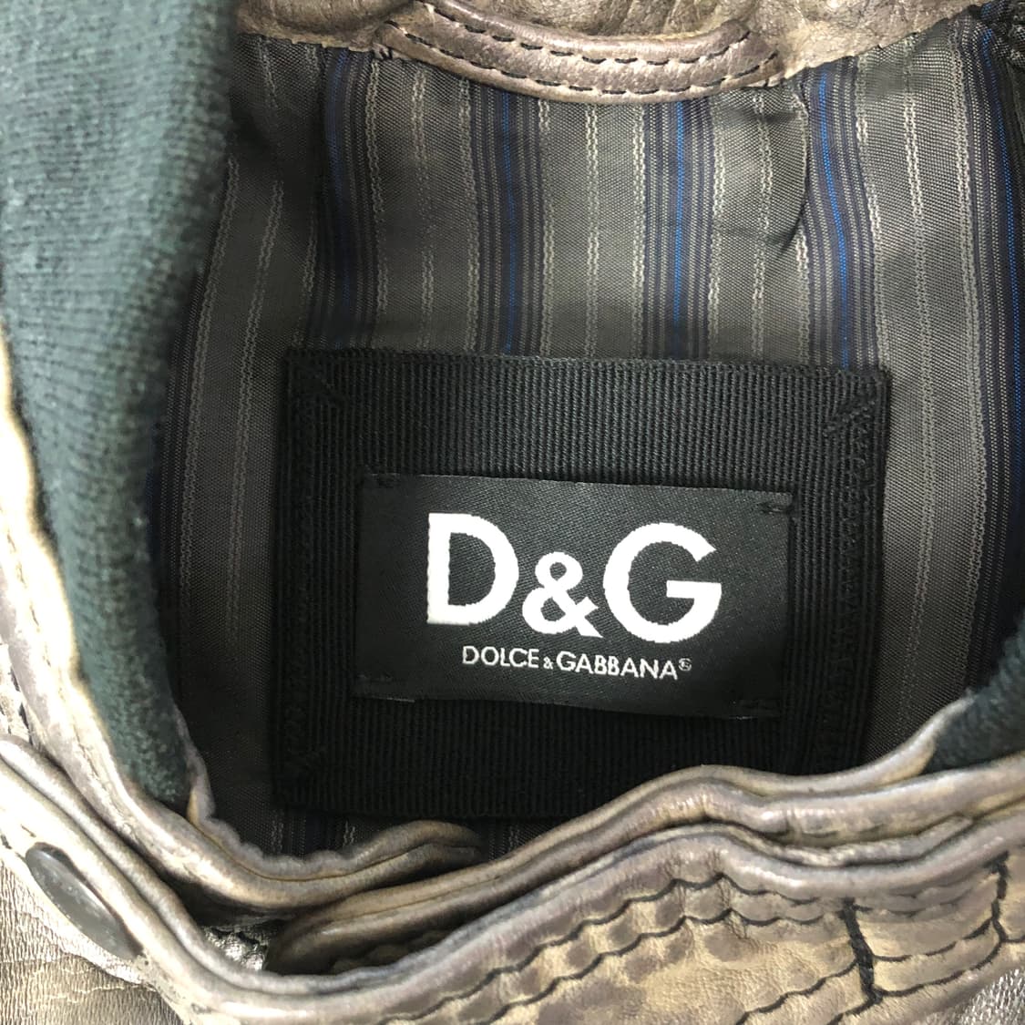 돌체앤가바나 아카이브 램스킨 레더자켓  상품이미지8