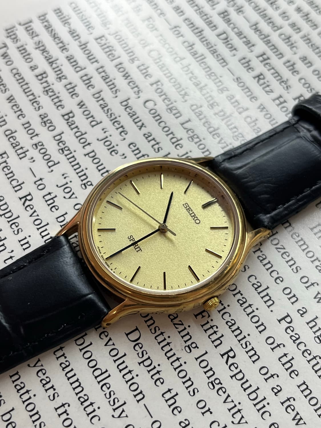 세이코 쿼츠 5E31-6040 빈티지 드레스 워치 상품이미지3