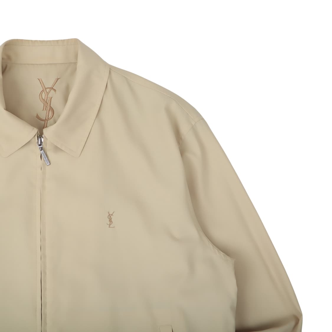 입생로랑 ysl로고 폴리 쉘 블루종 자켓 상품이미지3