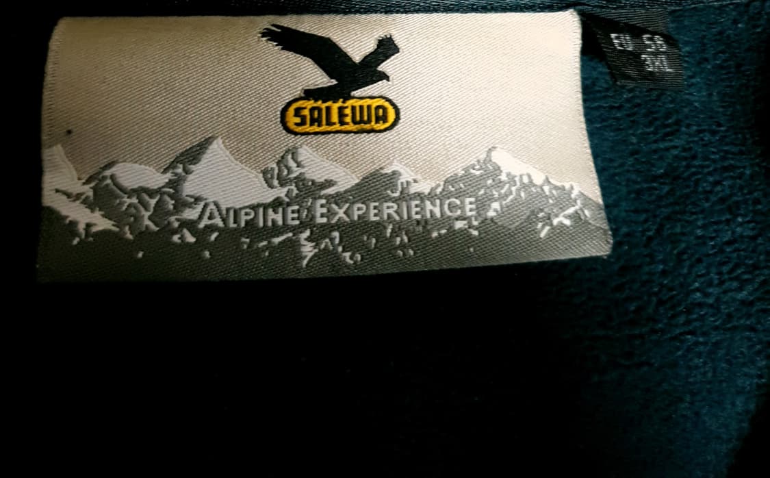 살레와 빈티지 자수로고 후리스 집업자켓 다크그린 (3XL) 상품이미지3