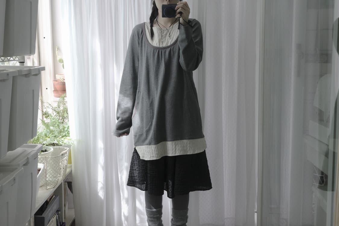 Roll layered T-shirt 상품이미지9