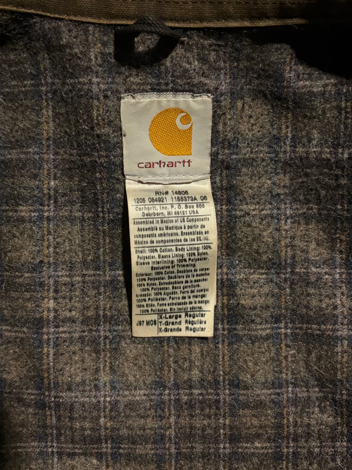 칼하트 디트로이트 J97 MOS XL/R 상품이미지7