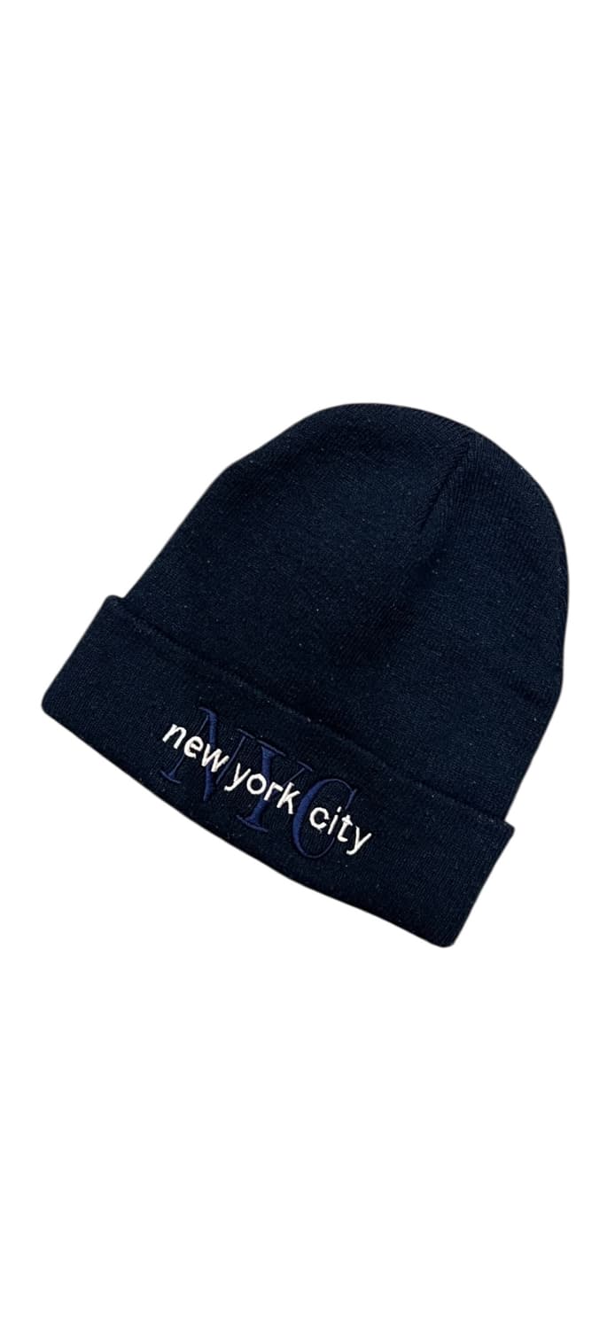 빈티지 00s NYC 자수 비니 상품이미지1