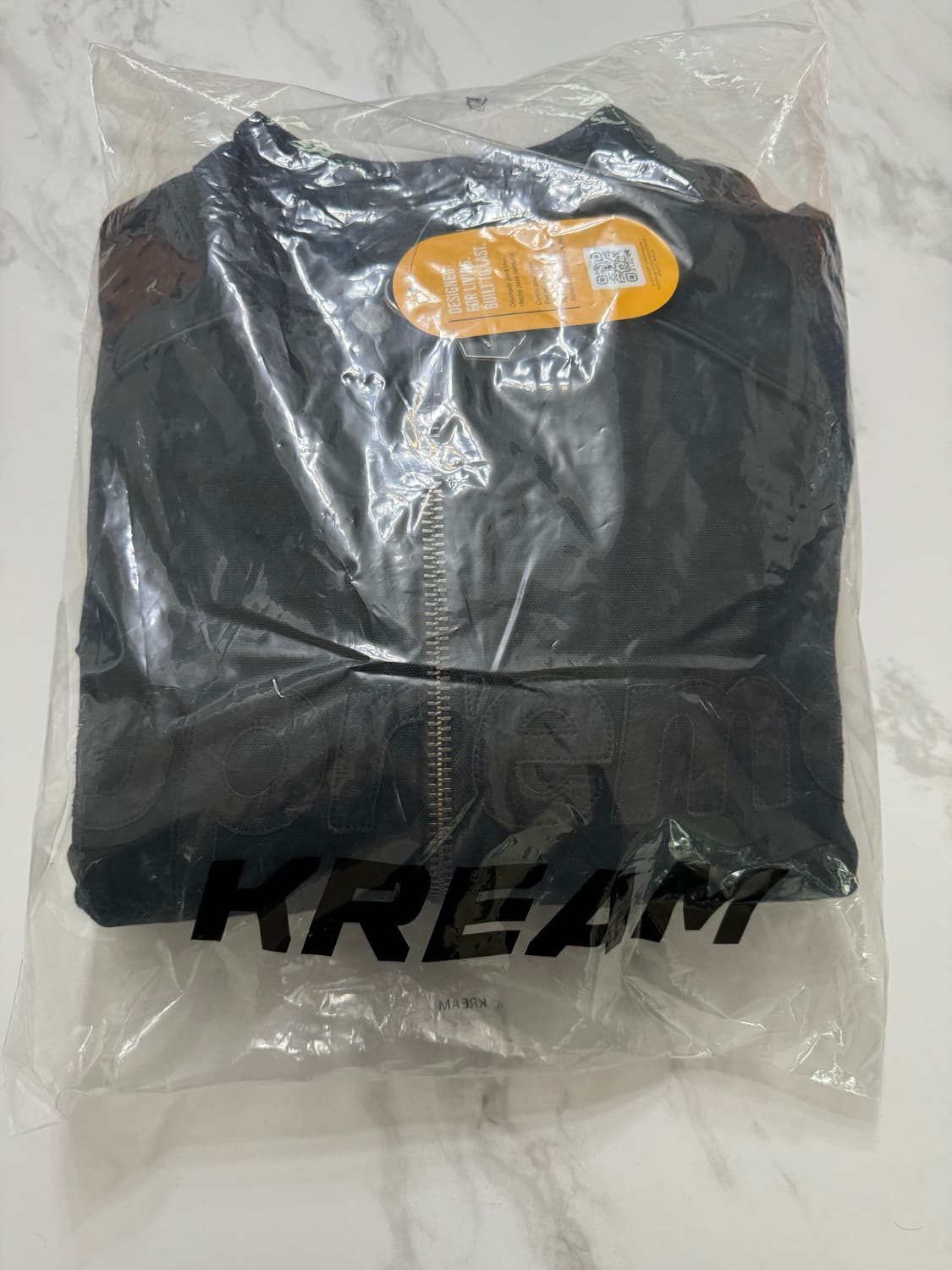 [L] 슈프림 x 밴슨 레더스 코듀라 코튼 자켓 블랙 -25ss 상품이미지2