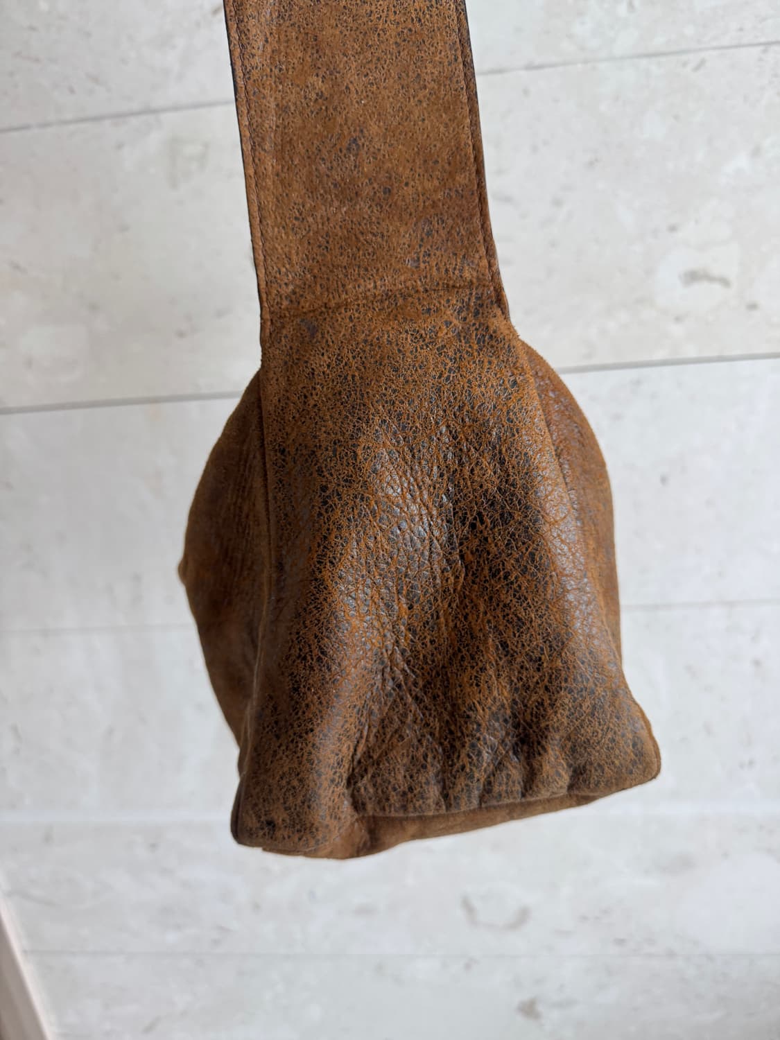 팔로마울 Paloma wool 스퀘어 티백 가방 os 브라운  상품이미지9