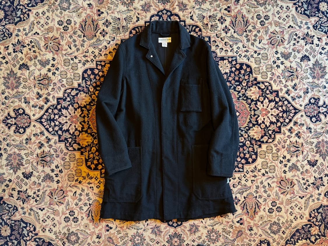 사사프라스 헤비멜톤울 코트 100 상품이미지1