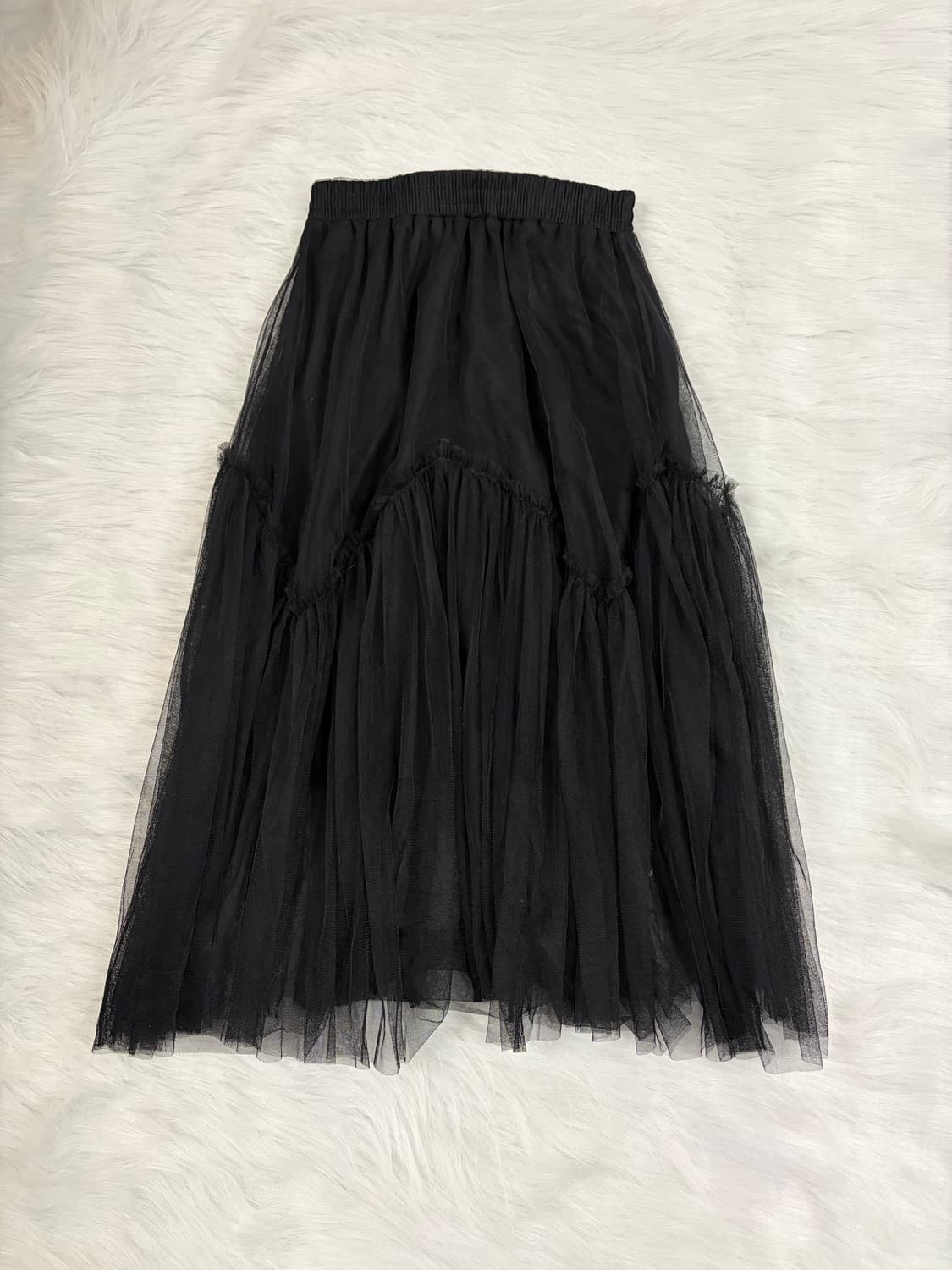 고스 롱 샤스커트 고딕 블랙치마 상품이미지1