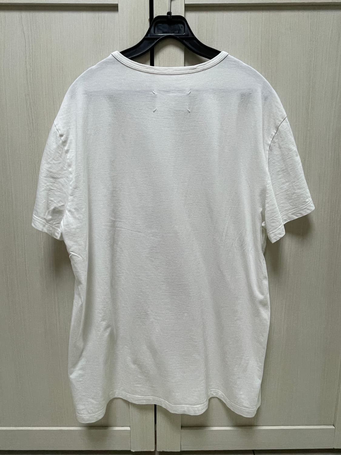 Maison Margiela 메종 마르지엘라 코튼 반팔티 화이트 M사이즈 상품이미지3