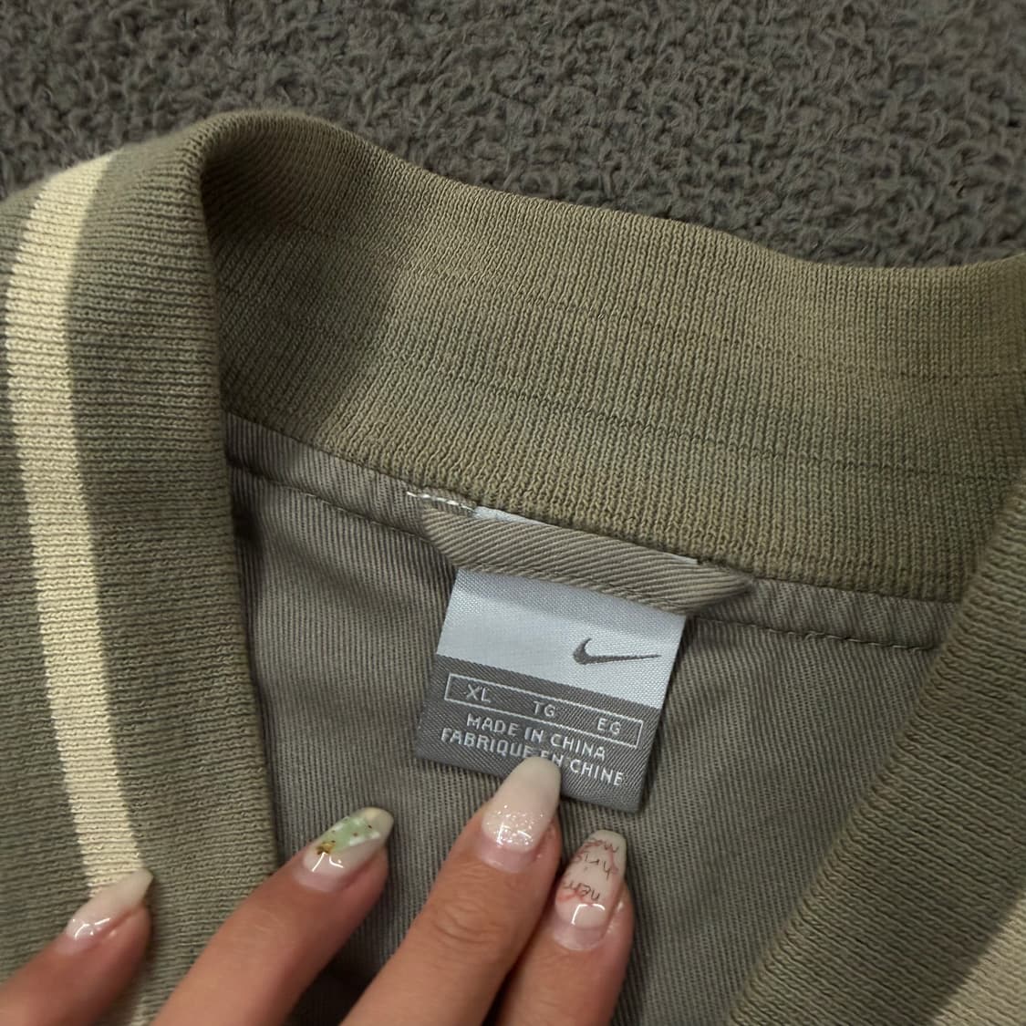 [ 정품/XL ] 나이키 스우시 올드스쿨 블루종 자켓 상품이미지5