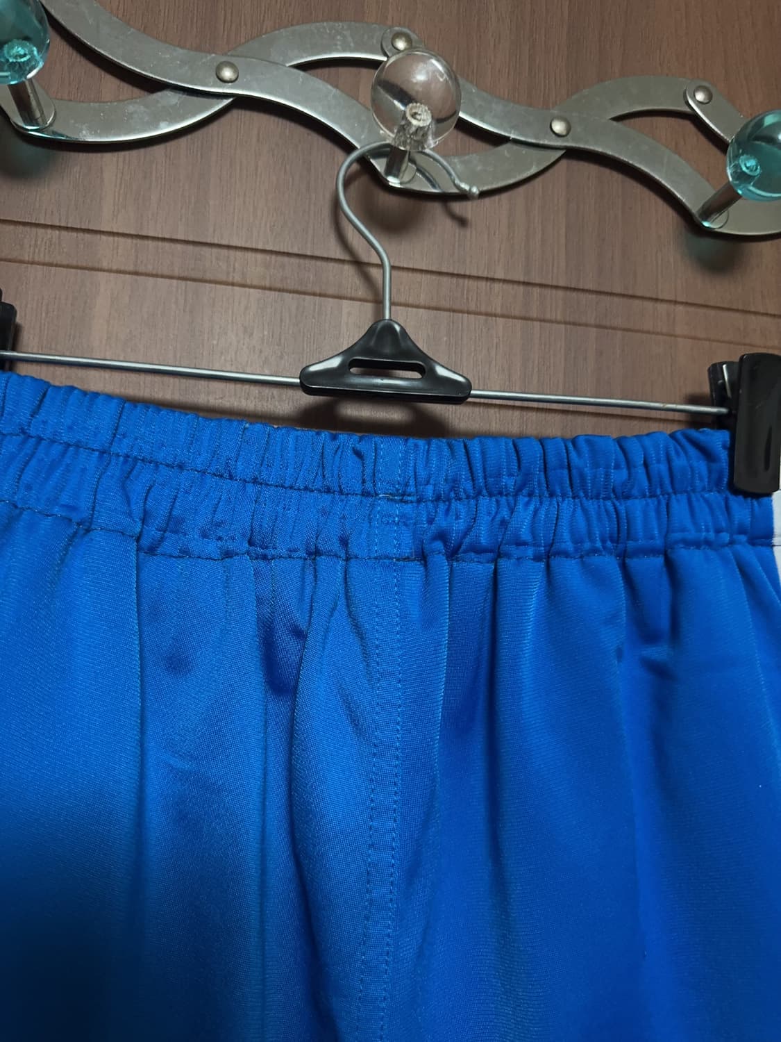 아디다스 파이어버드 서브컬쳐 빈티지 아노깔 삼선 반바지 블루 트랙팬츠 상품이미지4