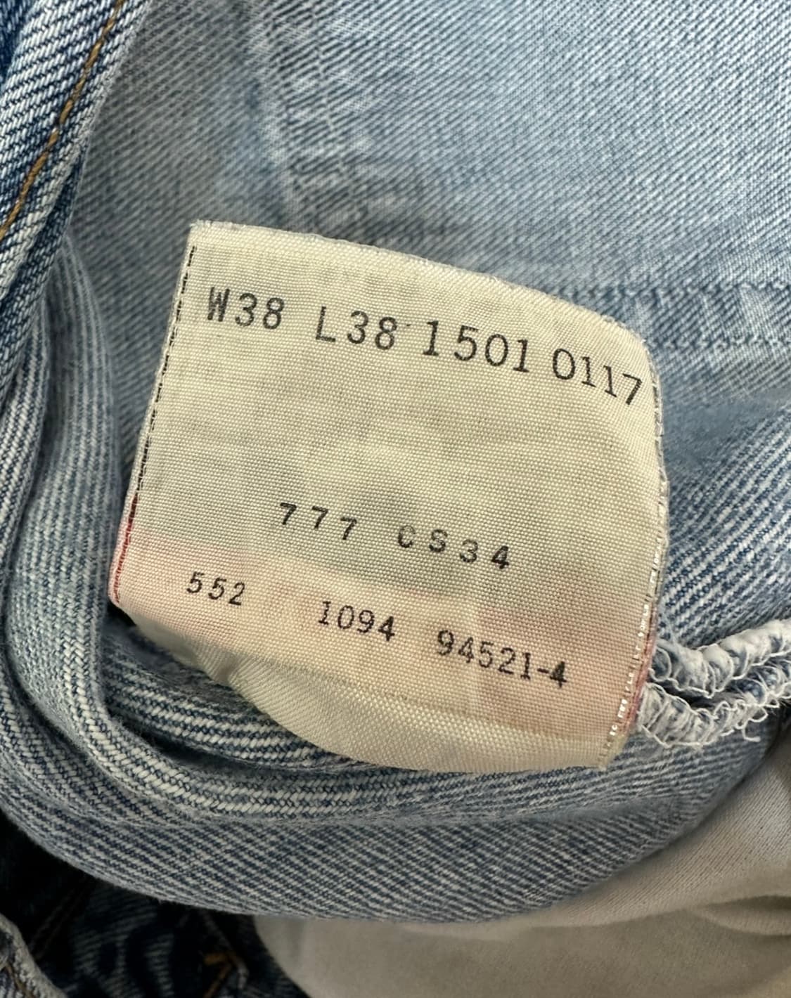 리바이스 501xx 데님 팬츠 상품이미지7