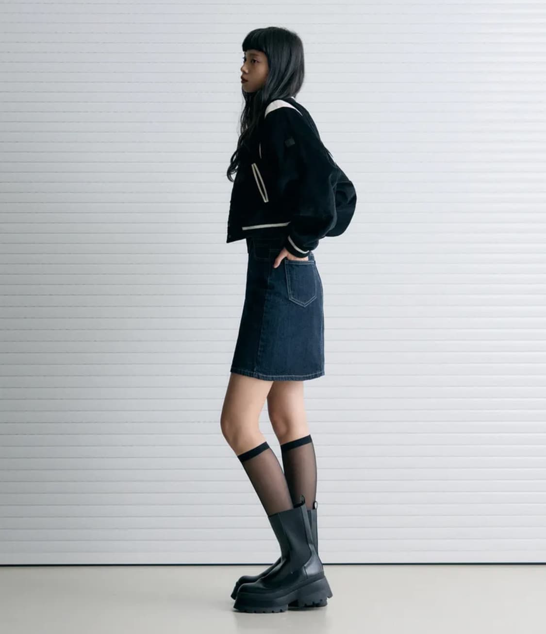 레더리 코듀로이 바시티 테디 자켓 상품이미지2