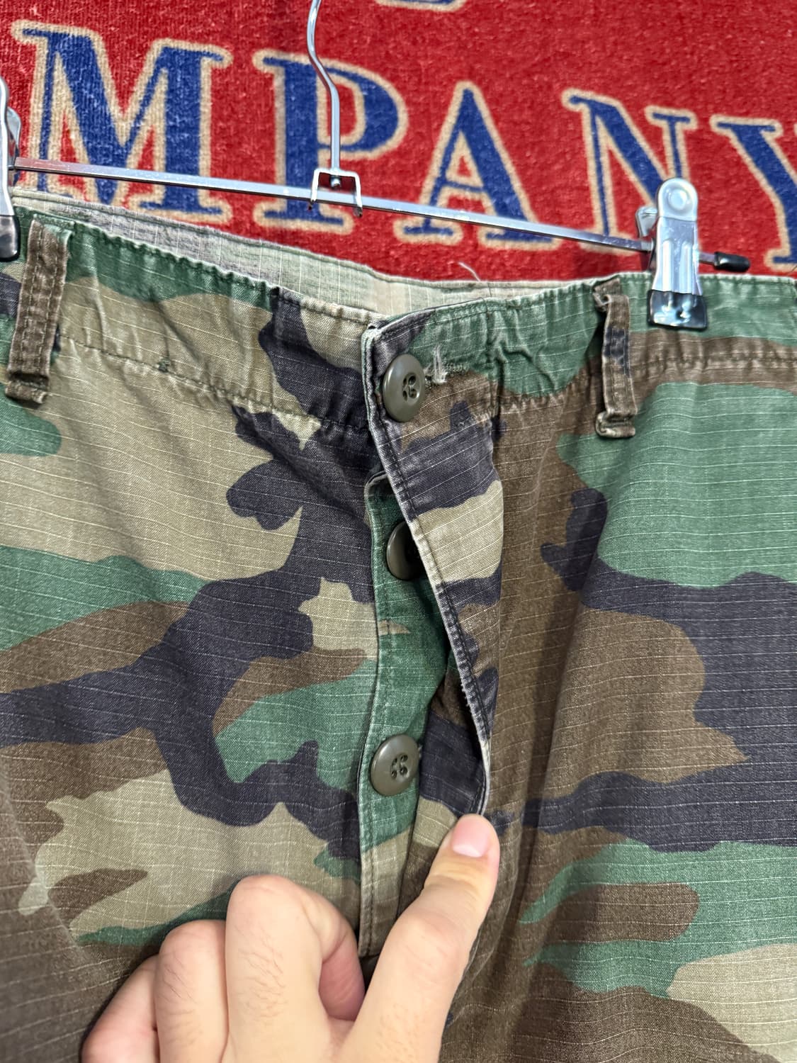 오리지널 밀리터리 립스탑 카모팬츠 M/Long 상품이미지5