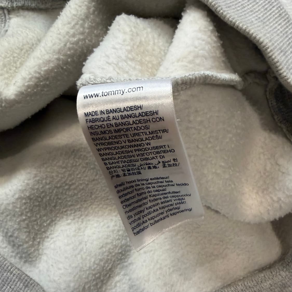 타미 힐피거 그레이 후드집업 상품이미지5