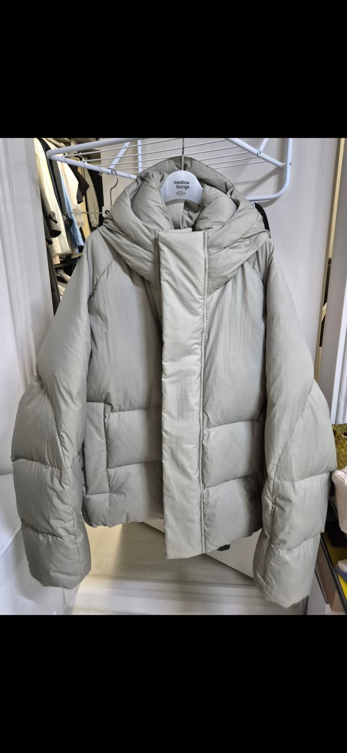 일꼬르소 볼륨 에어 후드 구스 숏 다운 점퍼 상품이미지6