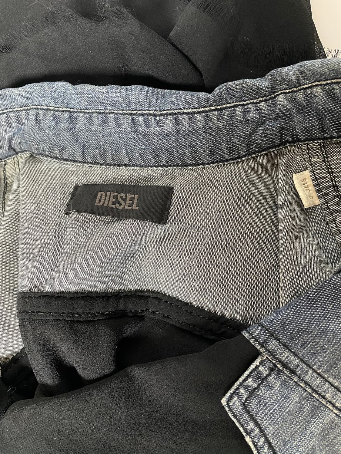 디젤 데님 슬리브리스 상품이미지5