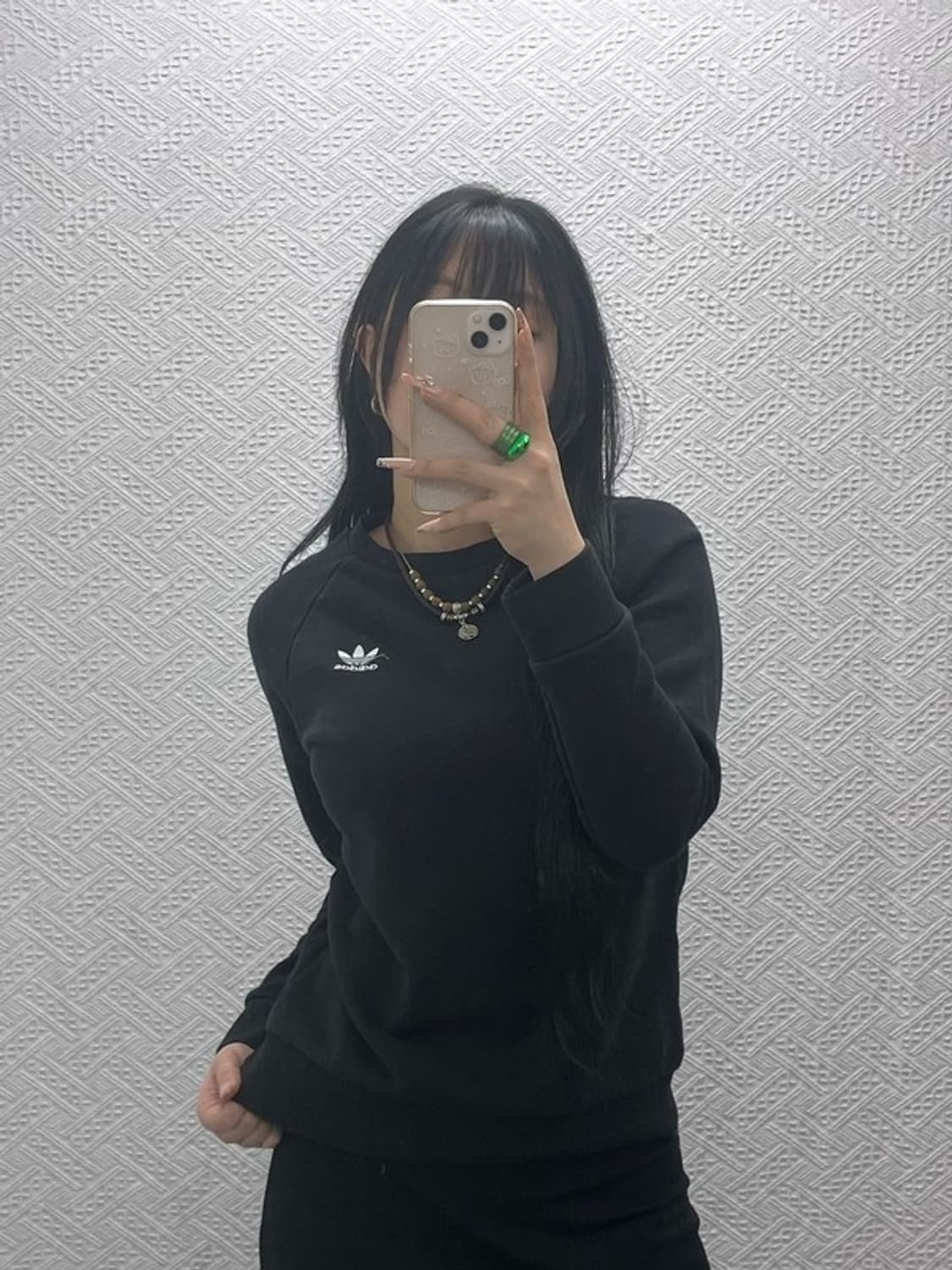 아디다스 빈티지 스몰로고 캐주얼 맨투맨 XS C08344 상품이미지1